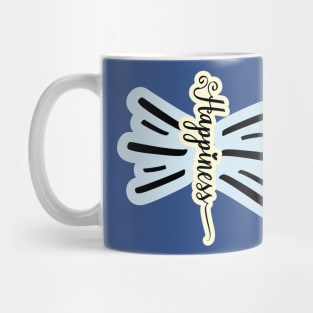 Happiness is a Butterfly you have to catch it, yourself Mug